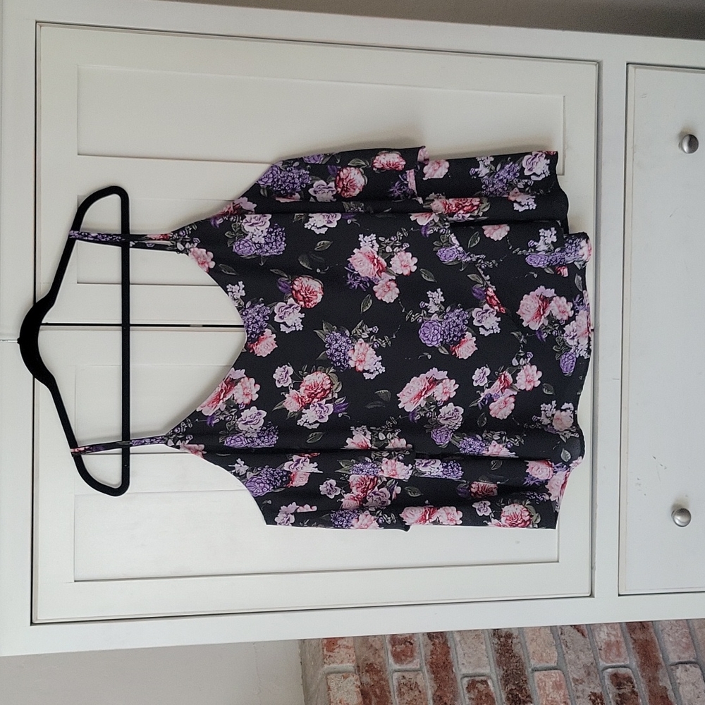Torrid Double Layer Chiffon Strappy Top